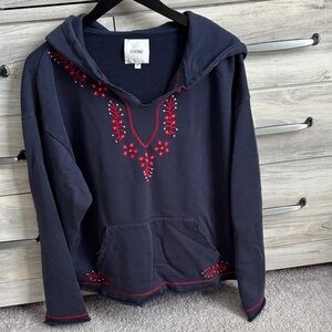 FOUND embroidered hoodie sweatshirt